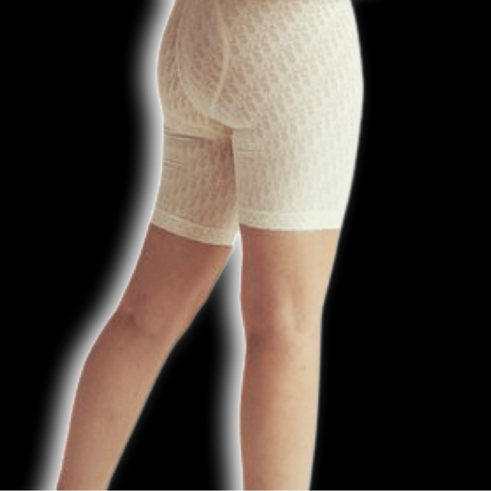 Dior 80’s Vintage Monogram Logo Nude Beige Biker Lingerie Girdle Shorts - Picture 12 of 13